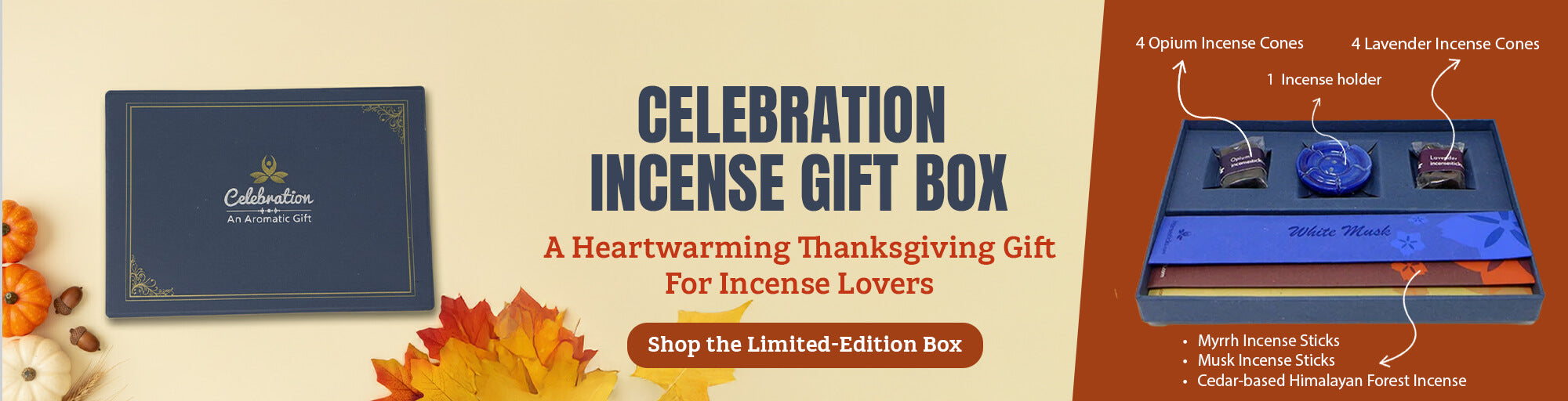 Celebration Incense Gift Box For Thanksgiving