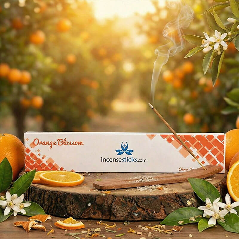 Orange Blossom Incense 10" inch 12 Sticks