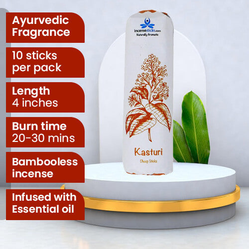 Ayurvedic Dhoop Sticks - Kasturi