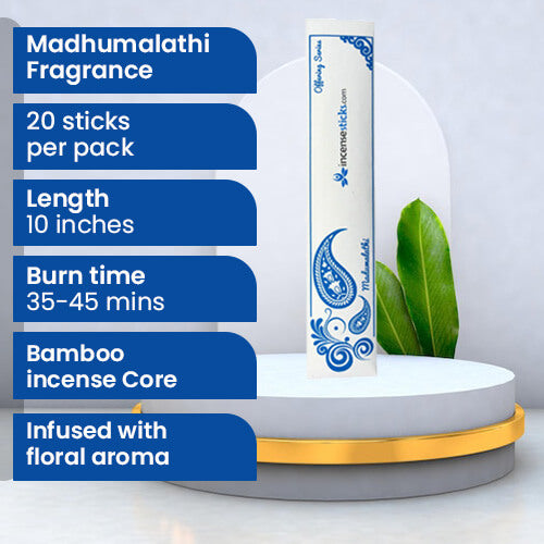 Madhumalathi Incense 10" 20 Sticks