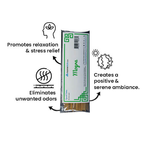 Mogra Incense 8" 50 Sticks