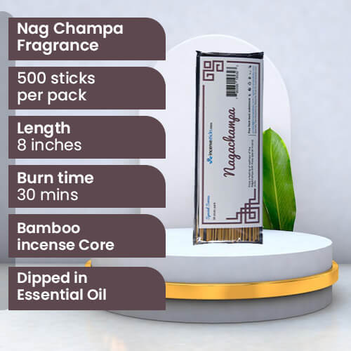 Nag champa Incense 8" 50 Sticks