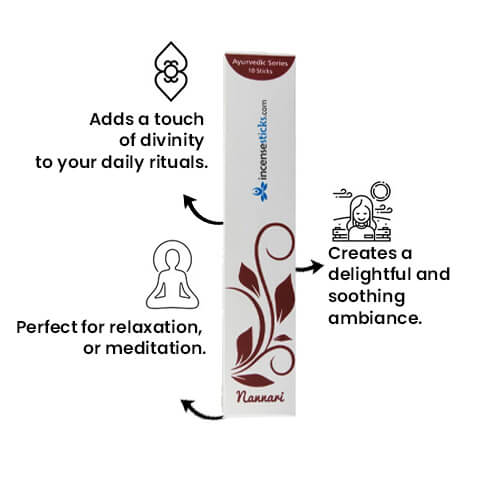 Nannari Incense 8" 10 Sticks