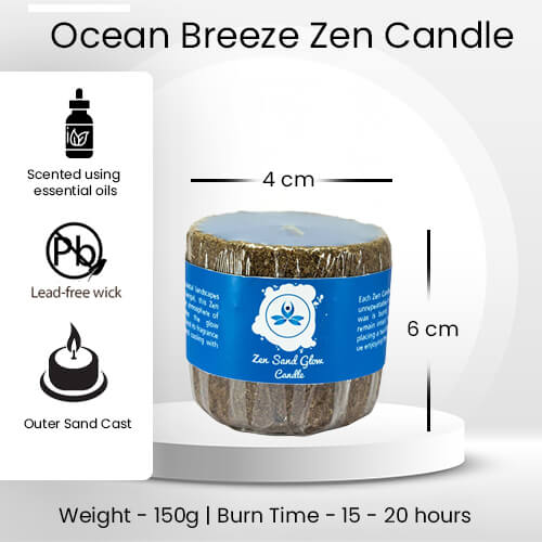 Ocean Breeze Zen Candles