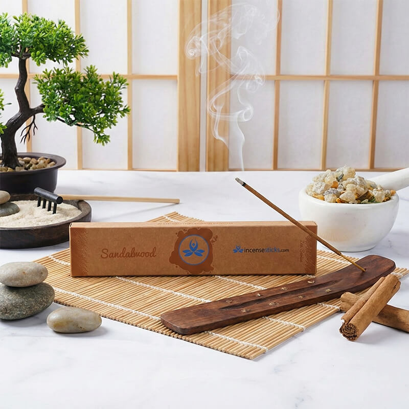 Sandalwood Incense 8" inch 12 Sticks