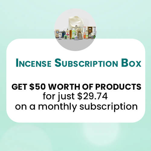 Subscribe & Save – Get $50 Worth of Incense for Just $29.74/Month