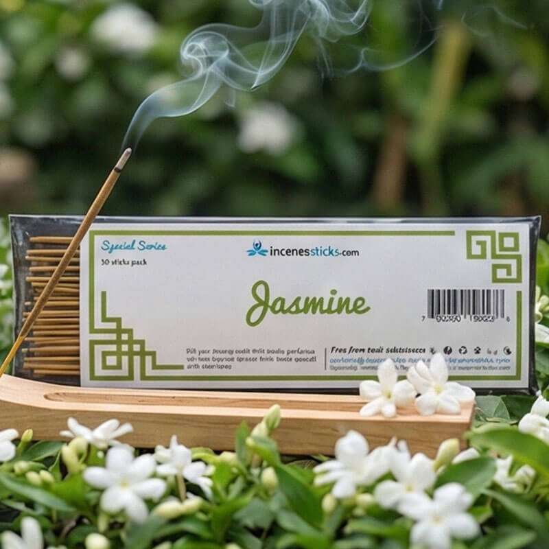 Jasmine Incense 8" 50 Sticks