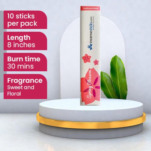 Spring Blossom Incense 8" 10 Sticks