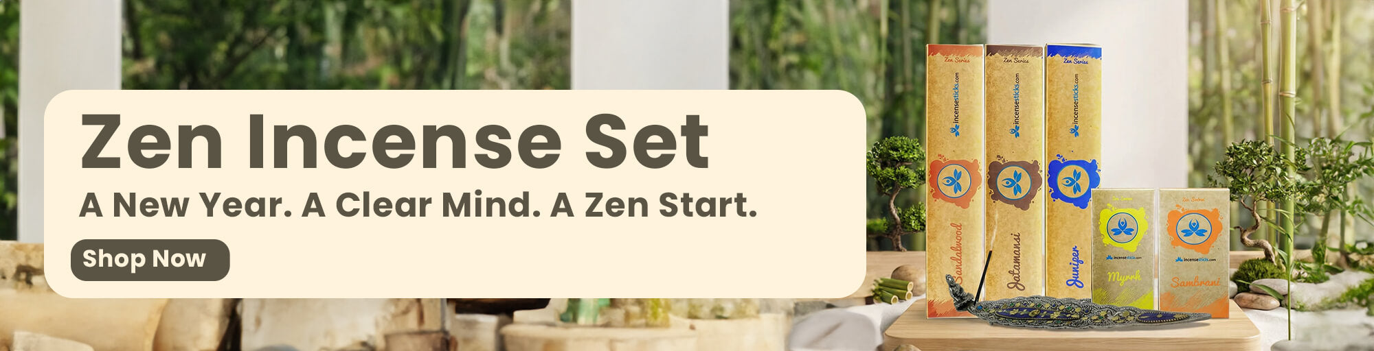 Zen Incense Set by Incensesticks