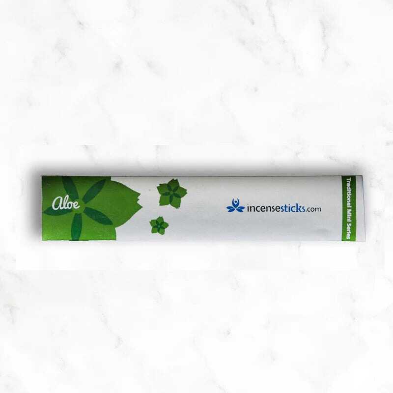 Aloe Incense 8" 10 Sticks Traditional Incense 1 Pack