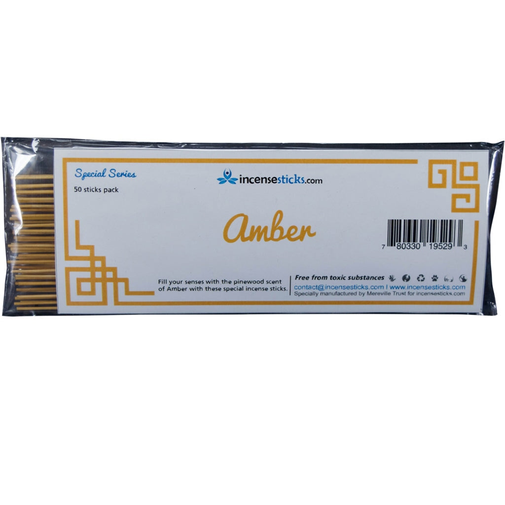 Amber Incense 8" 50 Sticks Special Incense 