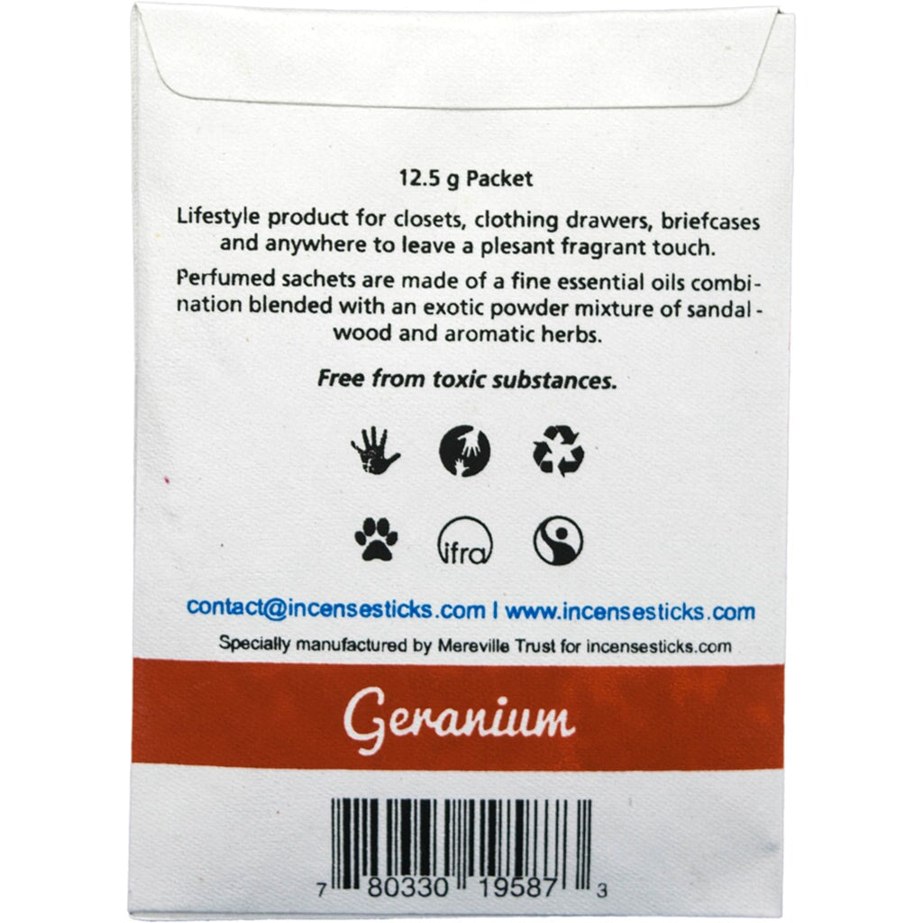 Aromatic Sachets-Geranium Aromatic Sachets 