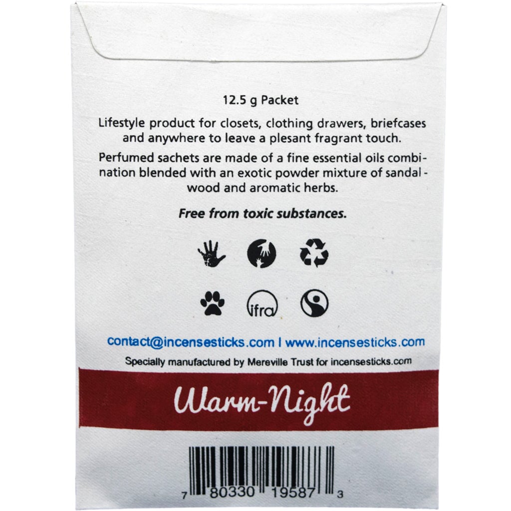 Aromatic Sachets-Warm-Night Aromatic Sachets