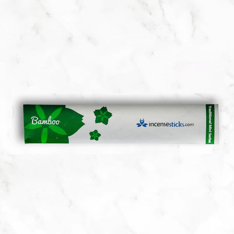 Bamboo Incense 8" 10 Sticks Traditional Incense 1 Pack