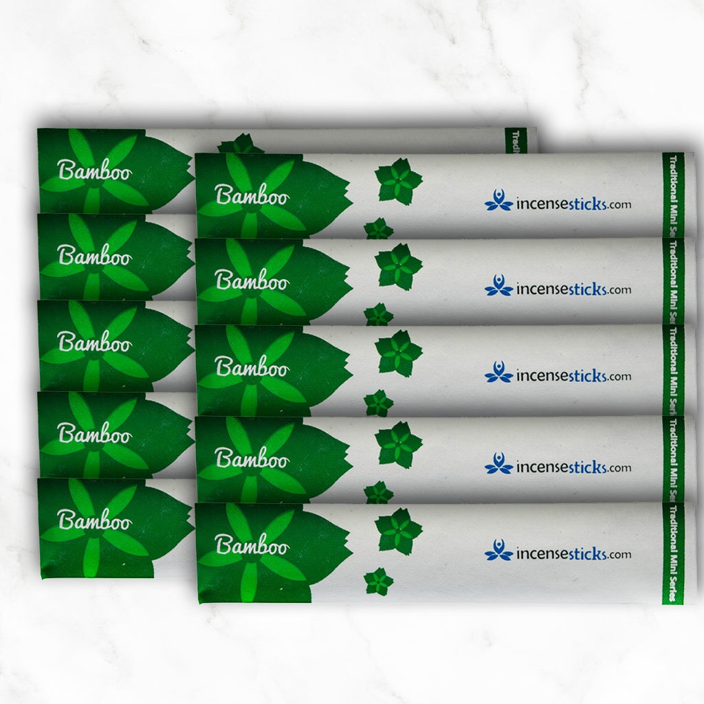 Bamboo Incense 8" 10 Sticks Traditional Incense 10 Packs