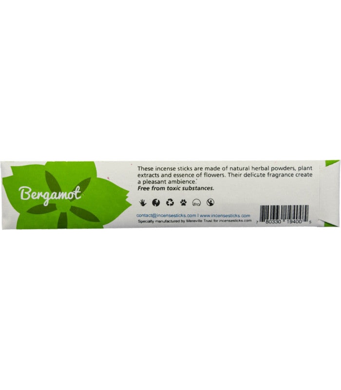 Bergamot incense 8" 10 Sticks Traditional Incense 