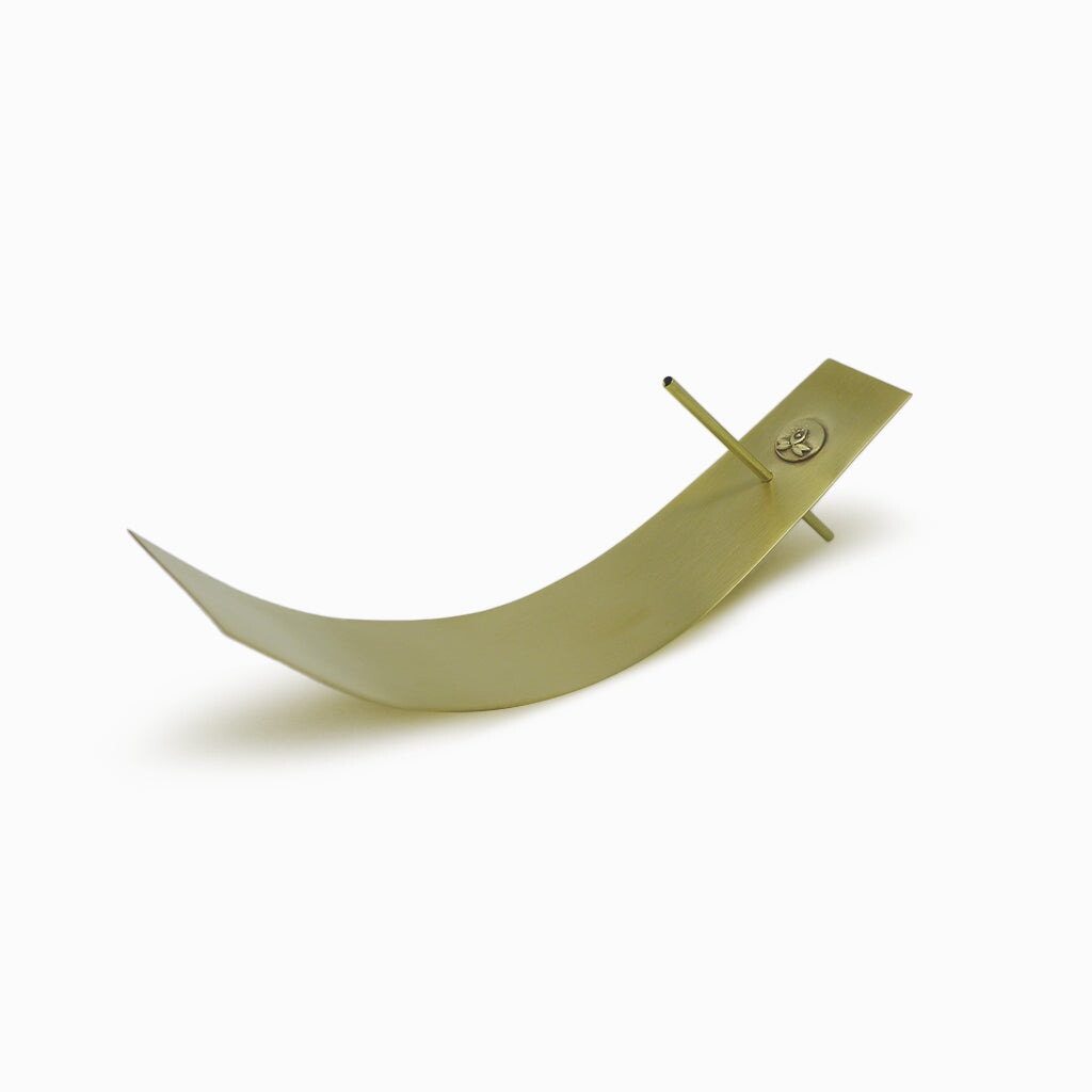 Brass Incense Holder (Dwaraka) Brass incense holder