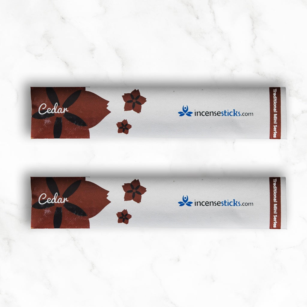 Cedar Incense 8" 10 Sticks Traditional Incense 2 Packs