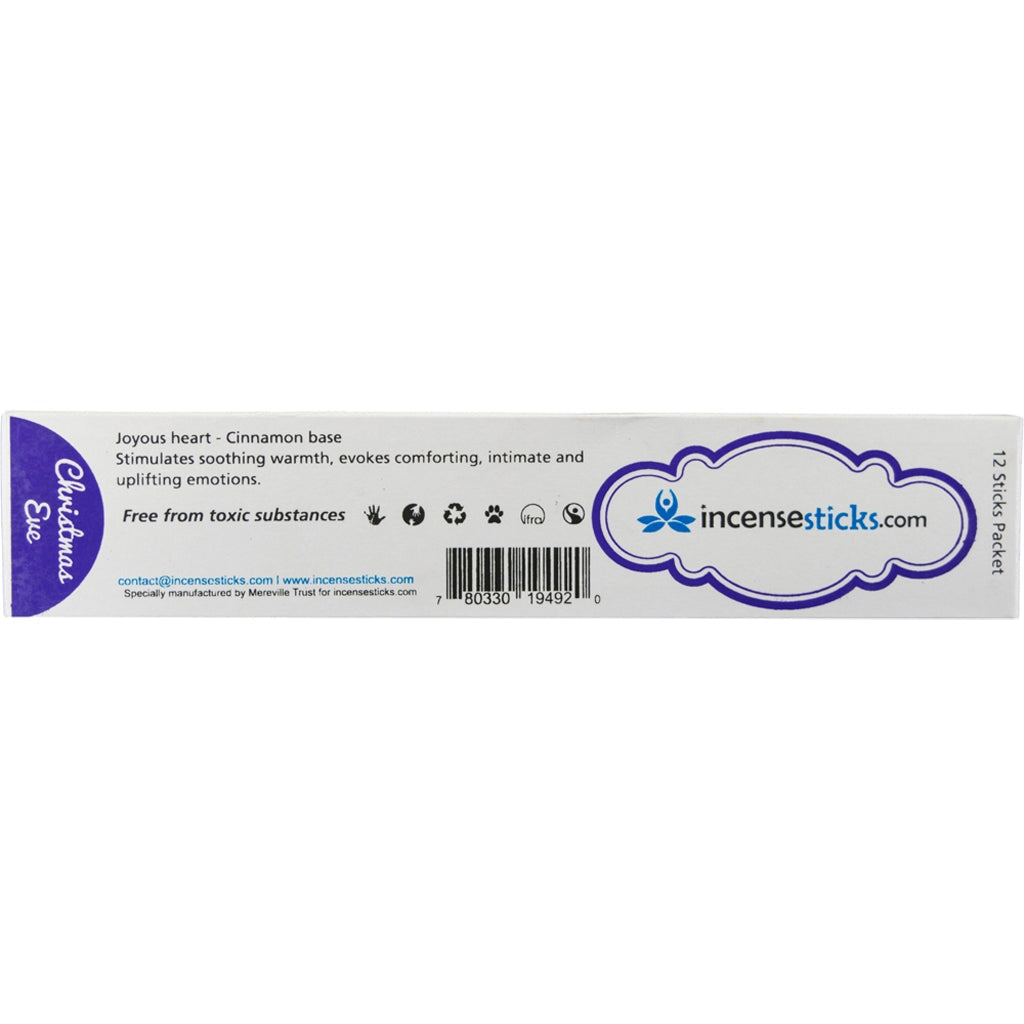 Christmas Incense 8" 12 Sticks Aromatologia Incense Sticks