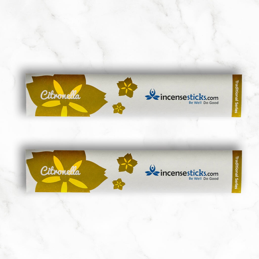 Citronella Incense 8" 10 Sticks Traditional Incense 2 Packs