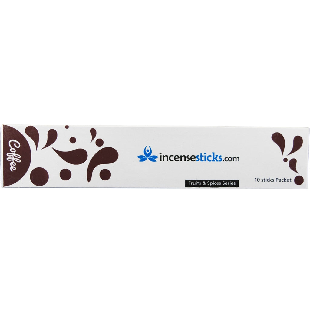 Coffee Incense 8" inch 10 Sticks Fruits & Spices
