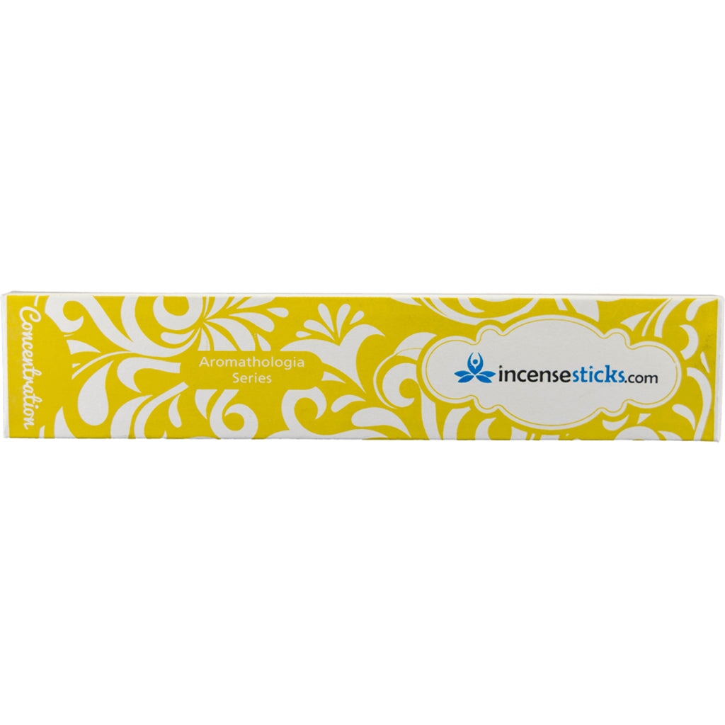 Concentration Incense 8" 12 Sticks Aromatologia Incense Sticks 