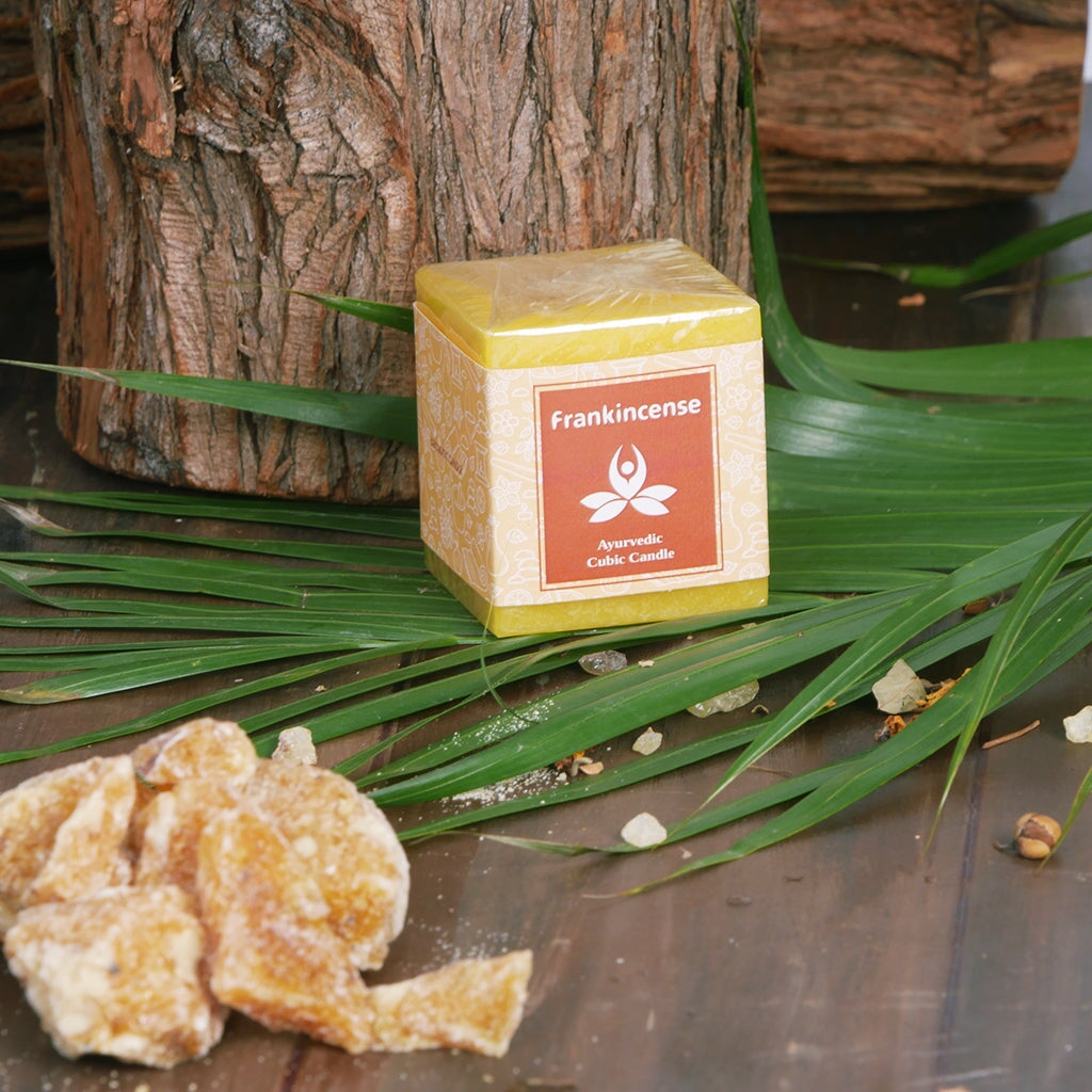 Frankincense Ayurvedic Cubic Candle Ayurvedic Cubic Candles