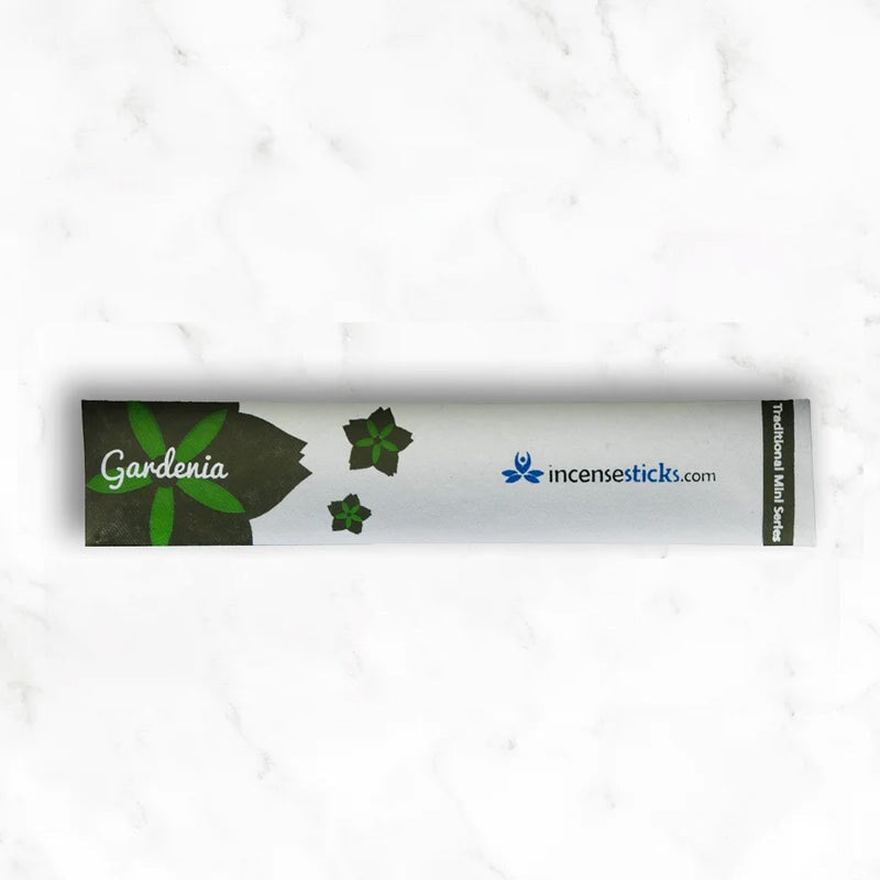 Gardenia Incense 8" 10 Sticks Traditional Incense 1 Pack