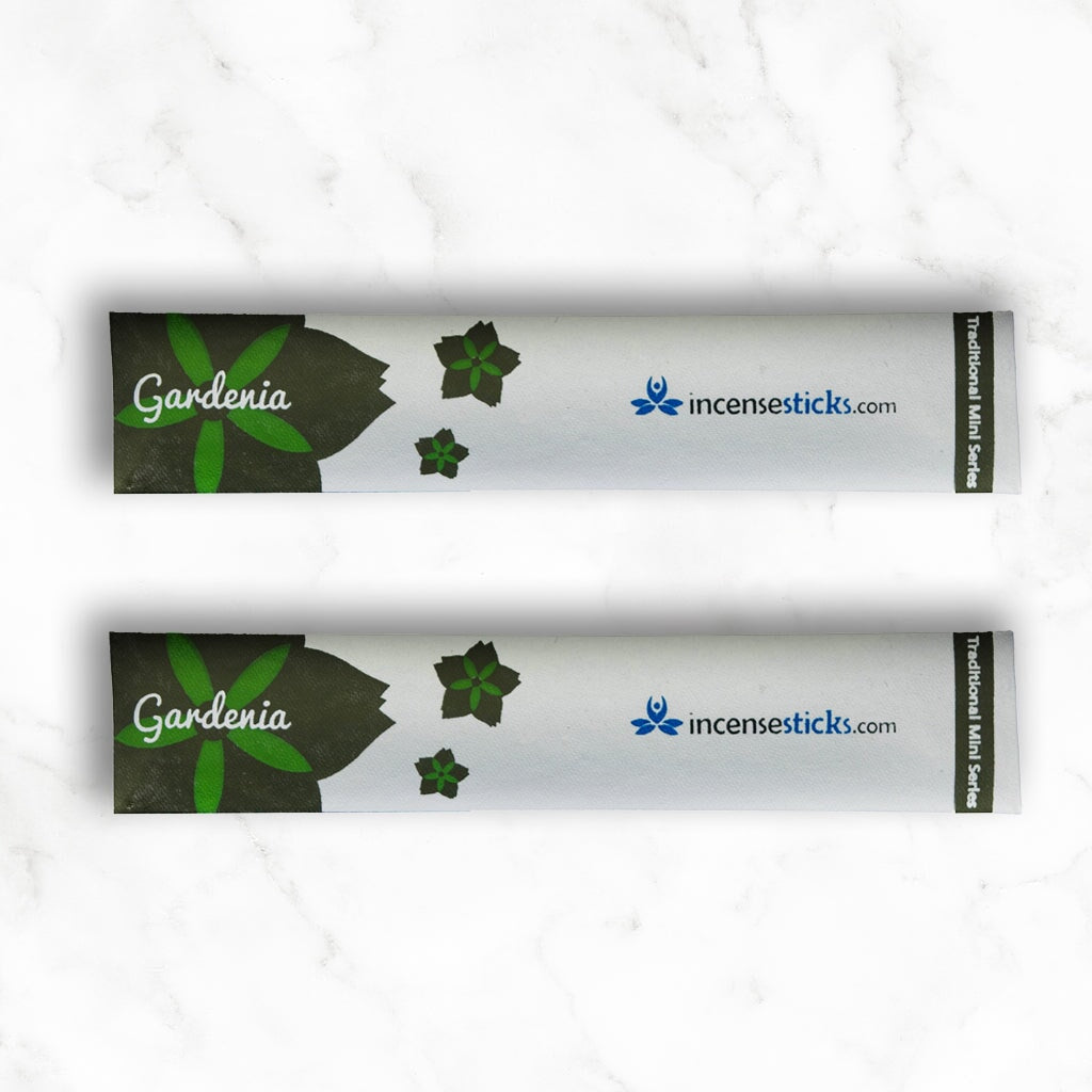 Gardenia Incense 8" 10 Sticks Traditional Incense 2 Packs 