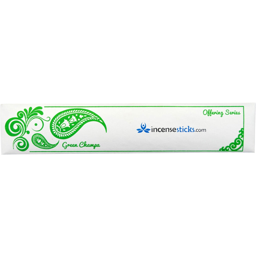 Green Champa Incense 10" 20 Sticks Offering incense