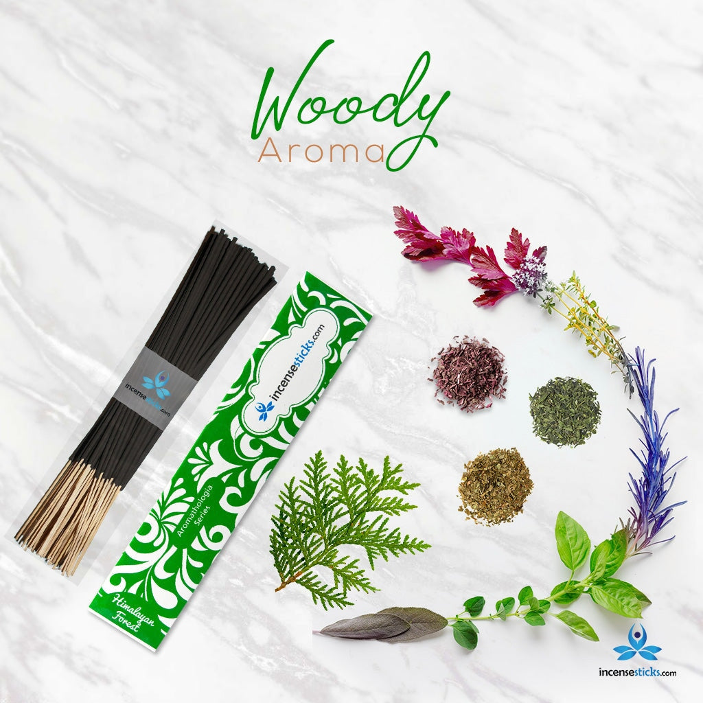 Himalayan Forest Incense 8" 12 Sticks Aromatologia Incense Sticks
