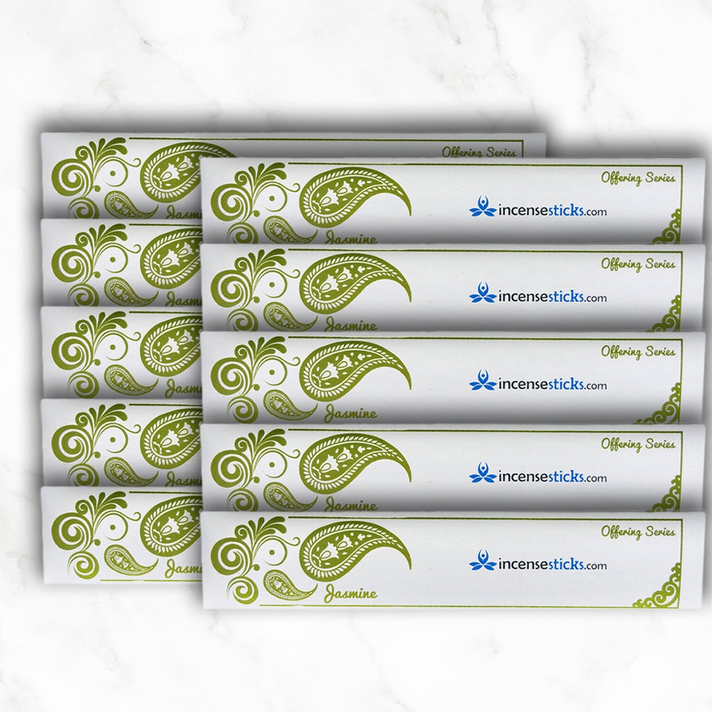 Jasmine Incense 10" 20 Sticks Offering incense 10 Packs
