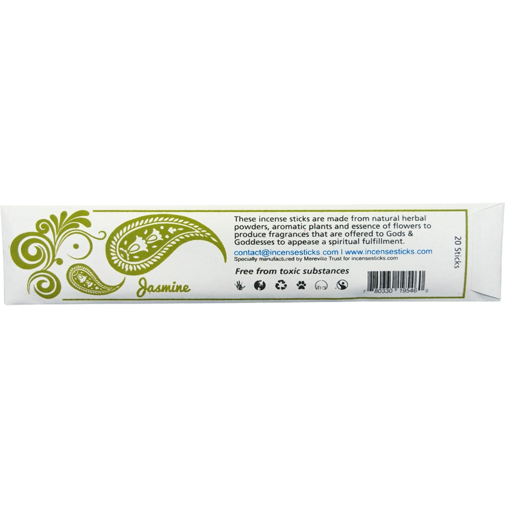 Jasmine Incense 10" 20 Sticks Offering incense 