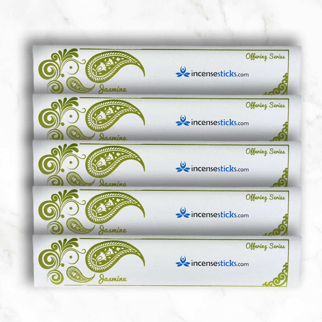 Jasmine Incense 10" 20 Sticks Offering incense 5 Packs