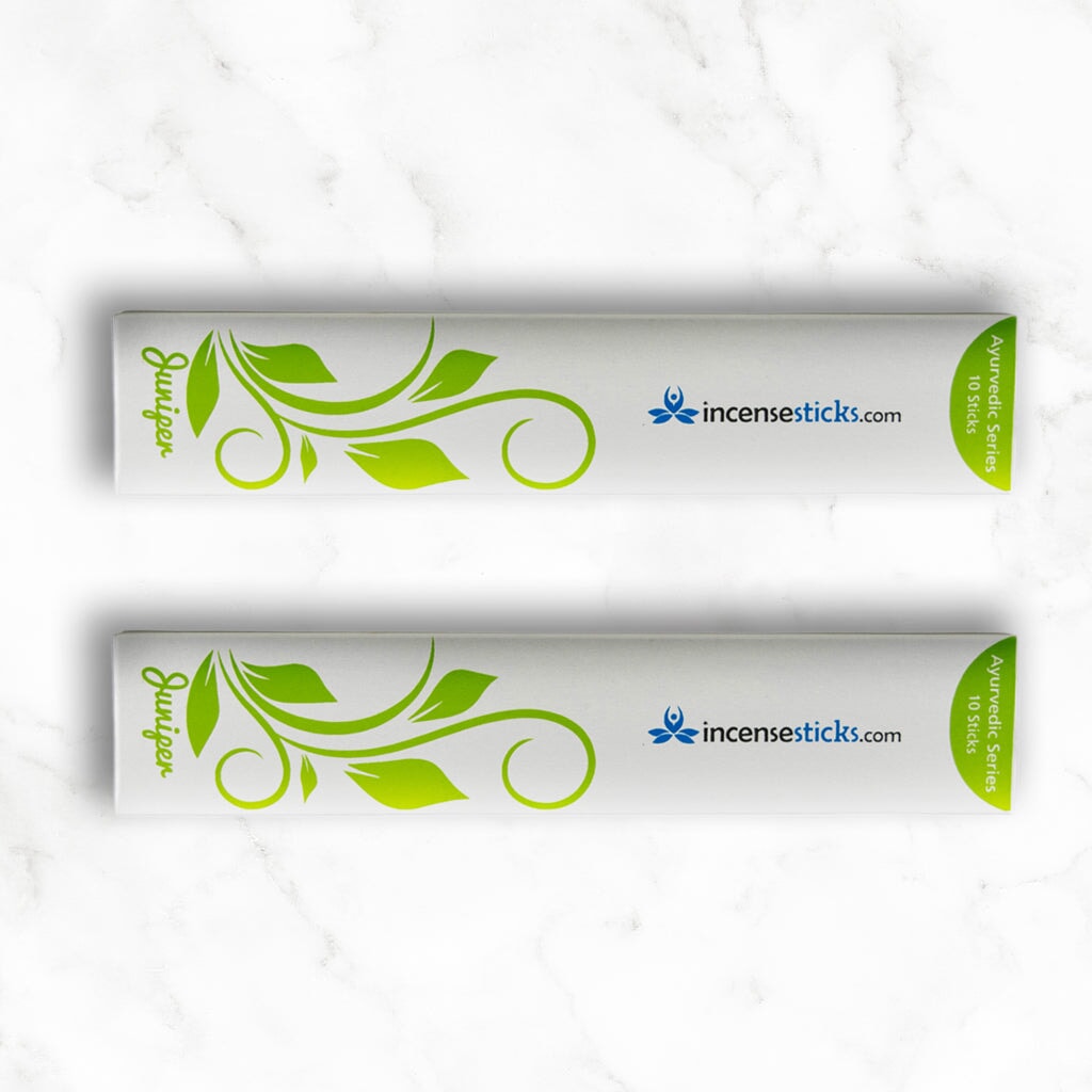 Juniper Incense 8" 10 Sticks Ayurvedic incense 2 Packs