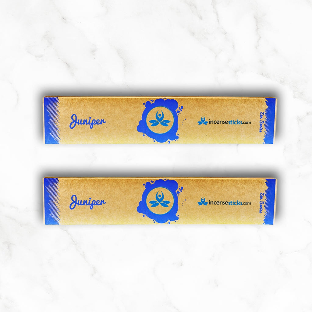 Juniper Incense 8" inch 12 Sticks Zen Incense 2 Packs