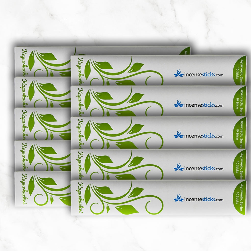 Kapurkachri Incense 8" 10 Sticks Ayurvedic incense 10 Packs