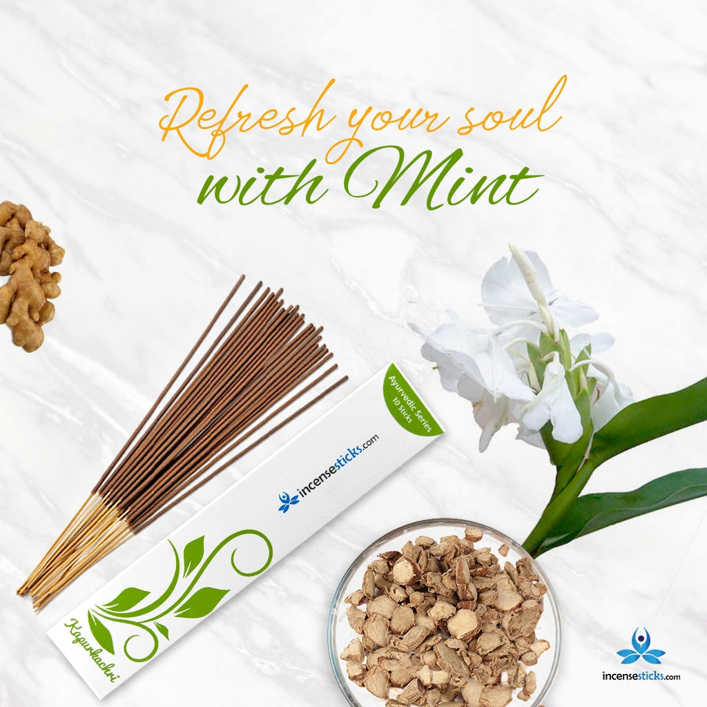 Kapurkachri Incense 8" 10 Sticks Ayurvedic incense