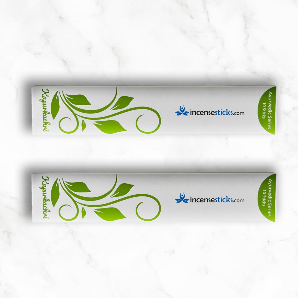 Kapurkachri Incense 8" 10 Sticks Ayurvedic incense 2 Packs