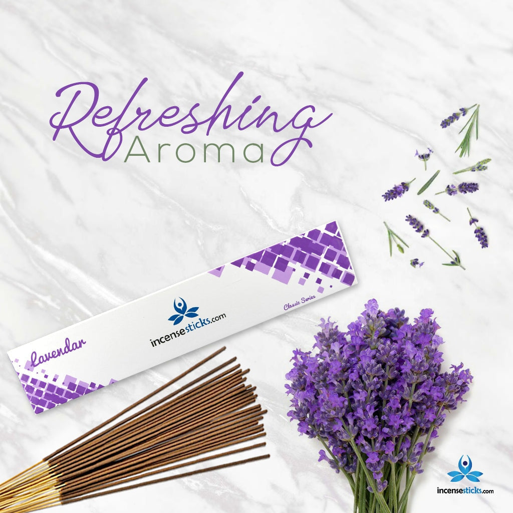 Lavender Incense 10" inch 12 Sticks classic incense 1 Pack