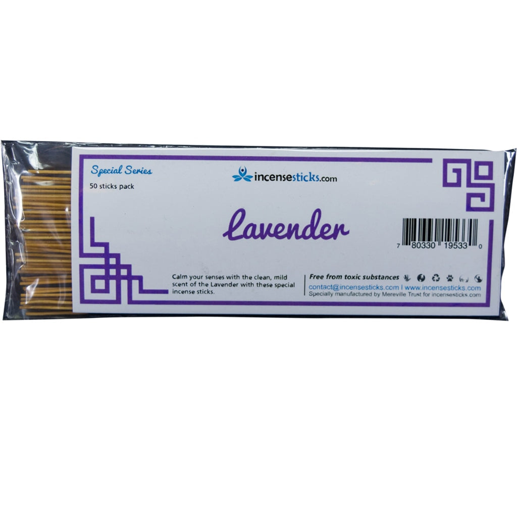 Lavender Incense 8" 50 Sticks Special Incense 