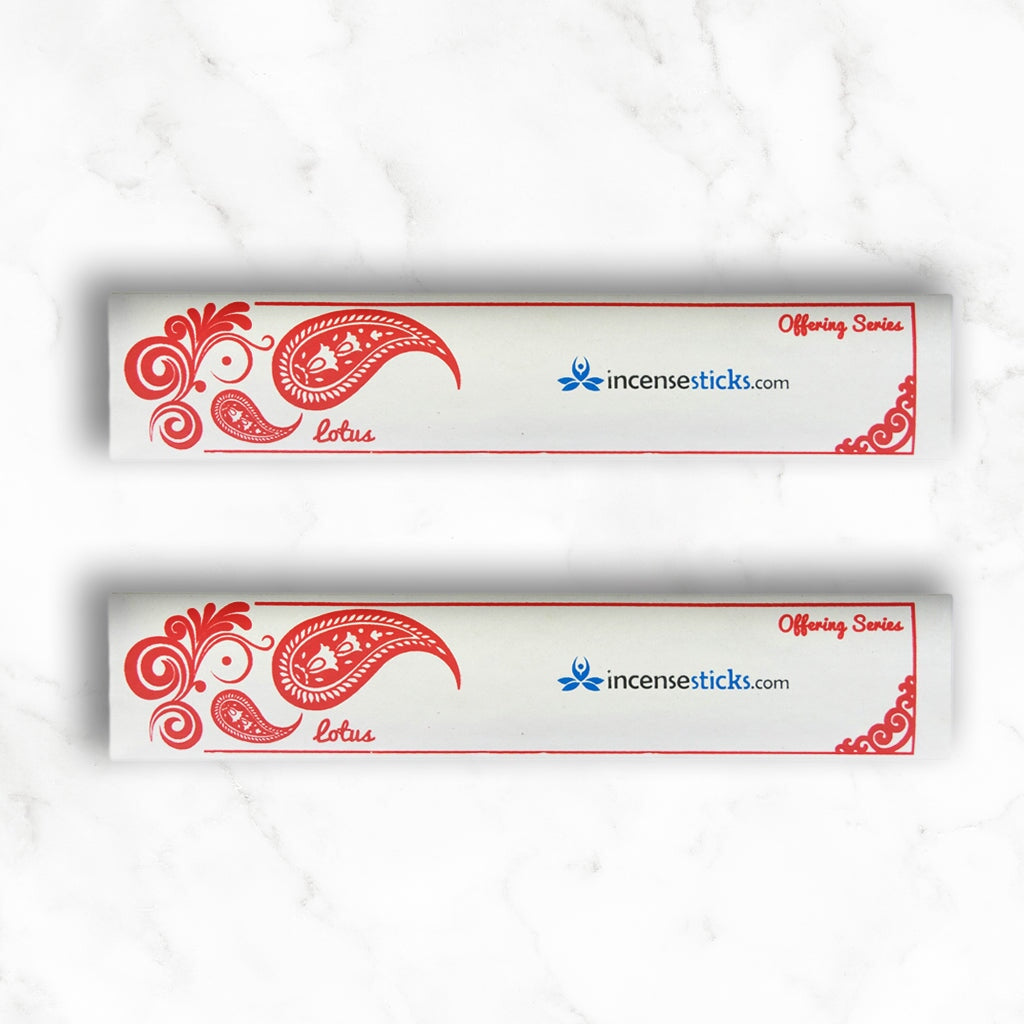 Lotus Incense 10" 20 Sticks Offering incense 2 Packs