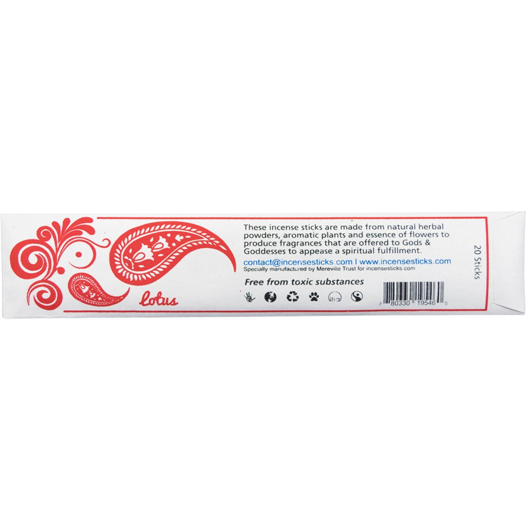 Lotus Incense 10" 20 Sticks Offering incense