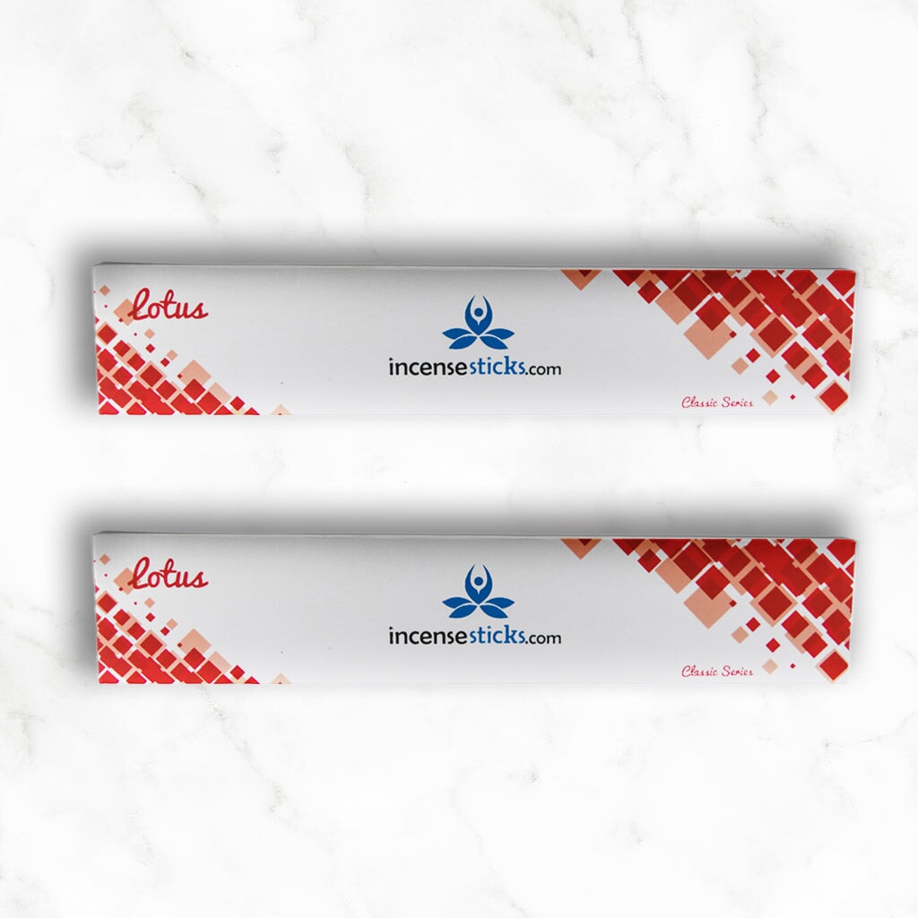 Lotus Incense 10" inch 12 Sticks classic incense 2 Packs