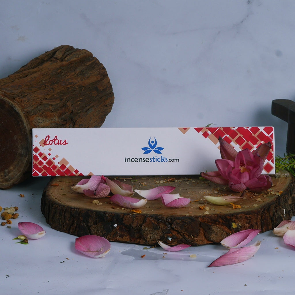 Lotus Incense 10" inch 12 Sticks classic incense