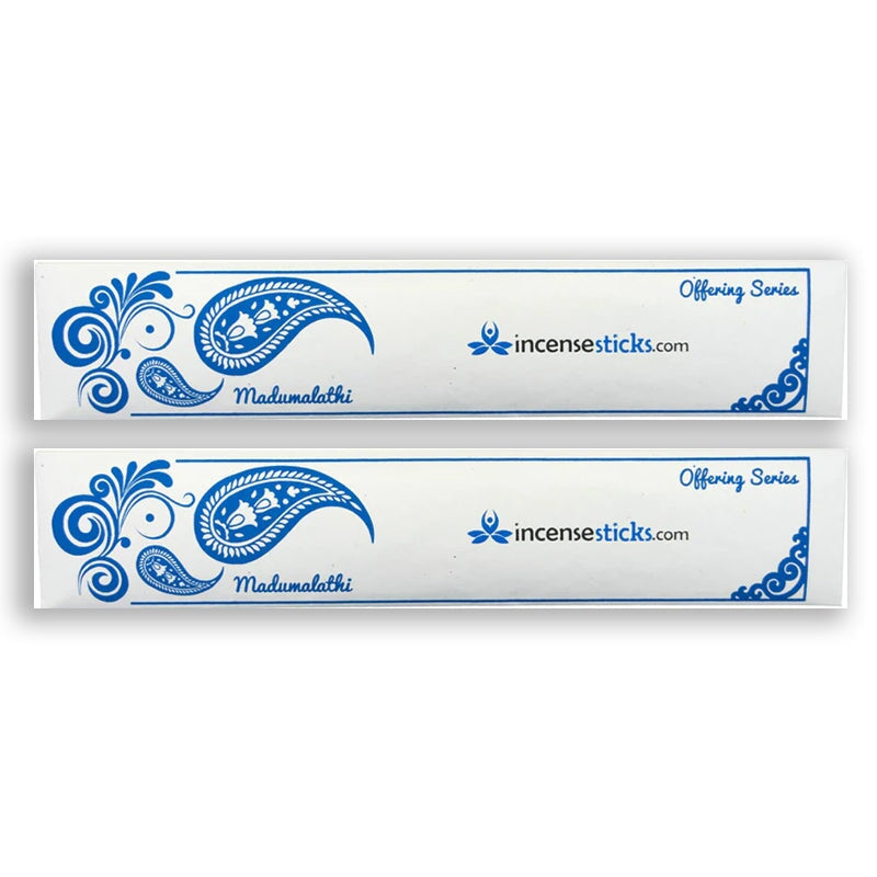 Madumalathi Incense 10" 20 Sticks Offering incense 2 Packs