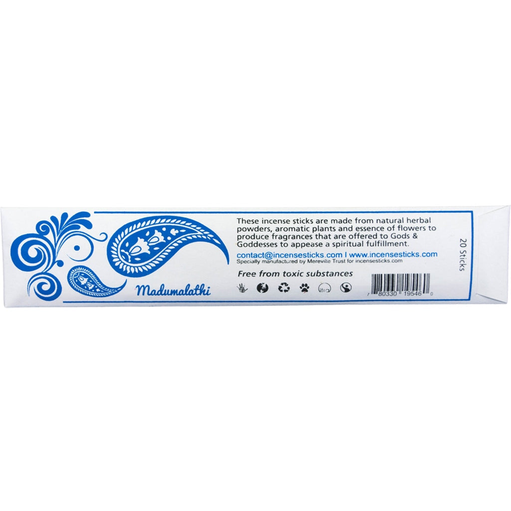 Madumalathi Incense 10" 20 Sticks Offering incense