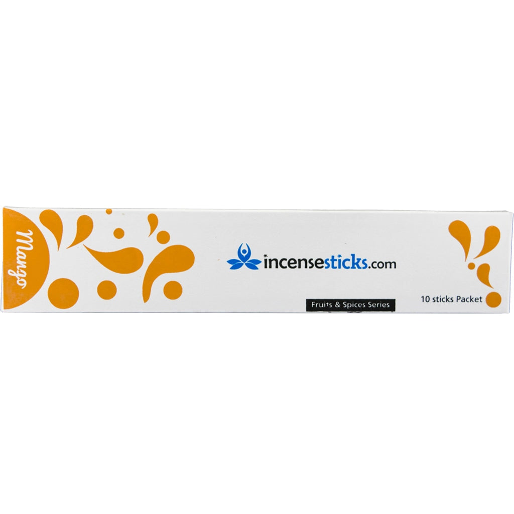 Mango Incense 8" inch 10 Sticks Fruits & Spices