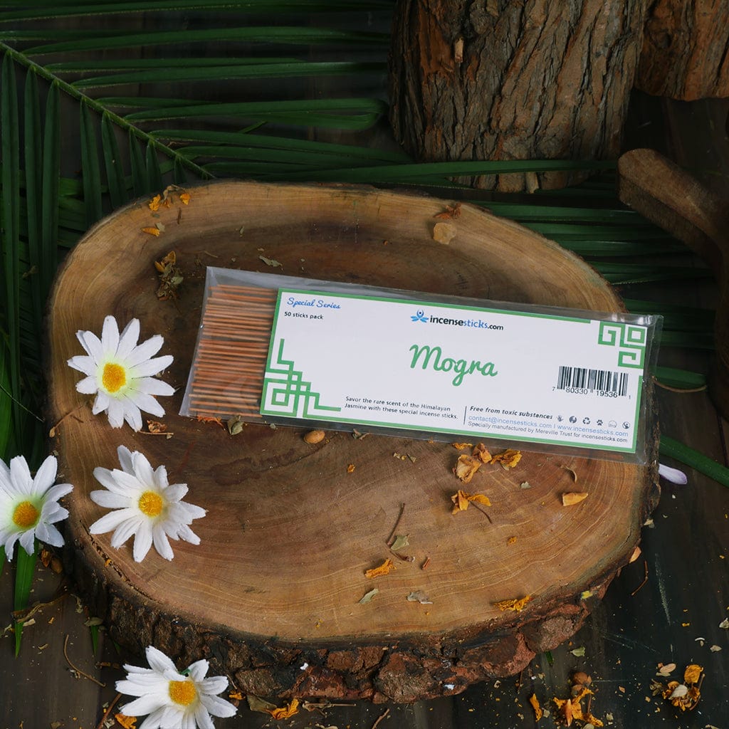Mogra Incense 8" 50 Sticks Special Incense