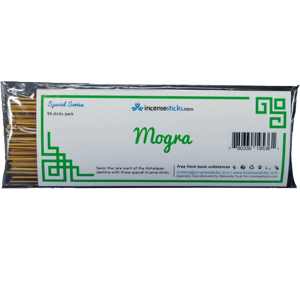 Mogra Incense 8" 50 Sticks Special Incense